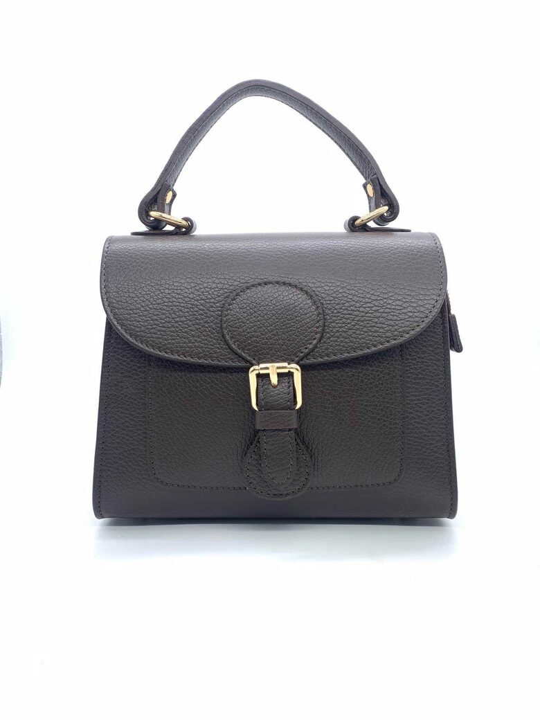 Ādas soma, Šokolādes krāsā, ražots Itālijā